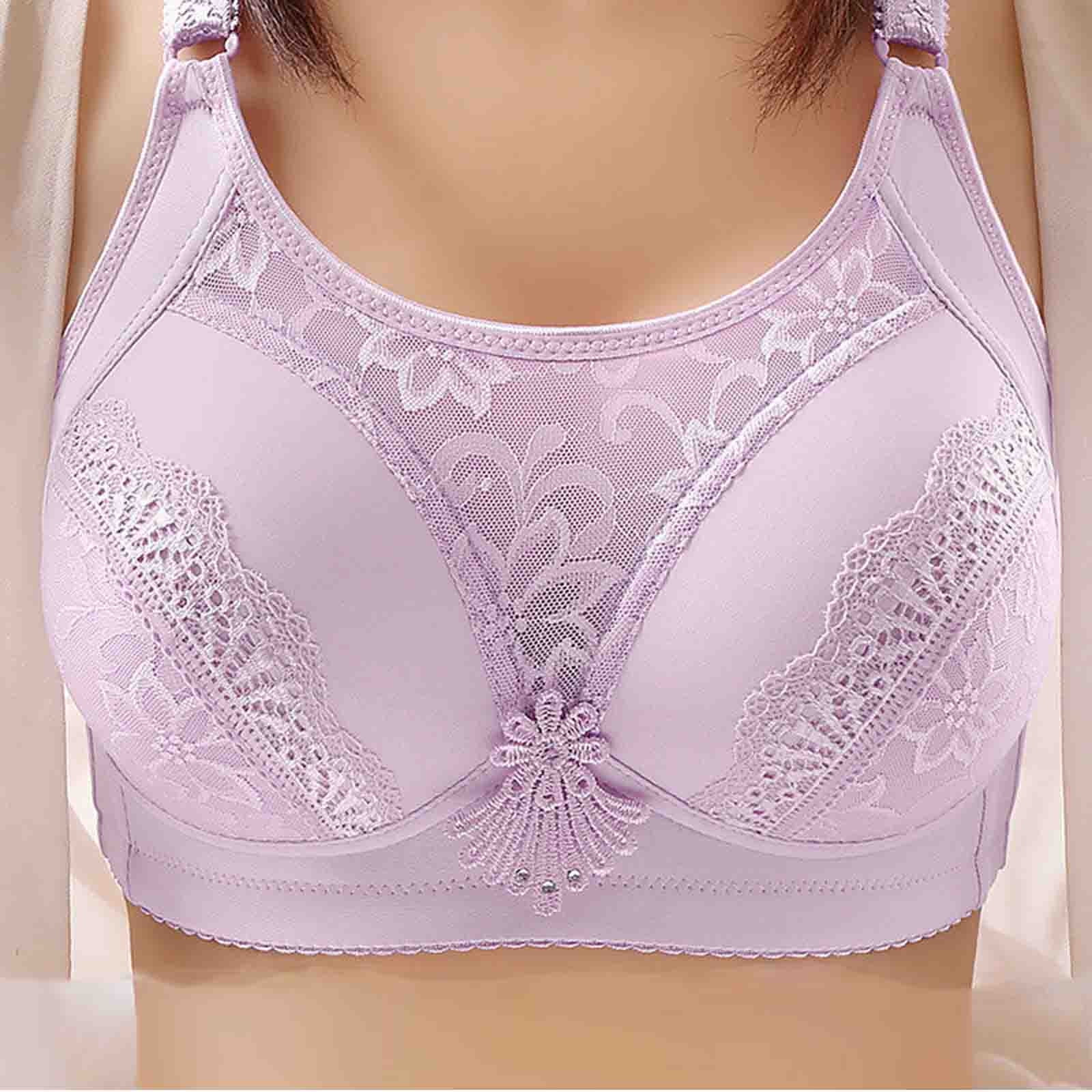 Bigersell Bras for Large Breasts Women FullCoverage Wireless Bras