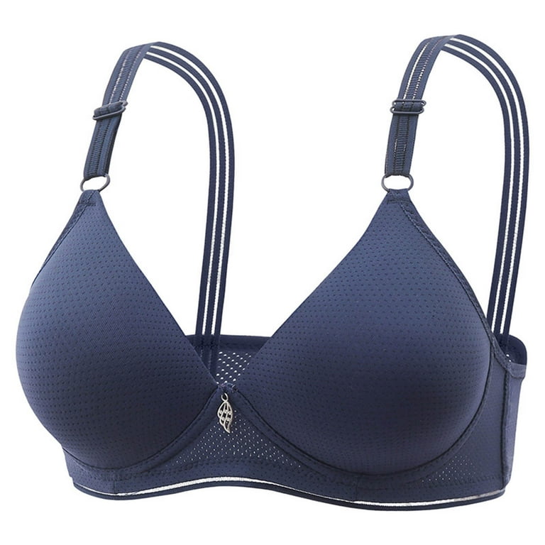 Bigersell Padded Bra with Straps Women's Front Zipper Sport