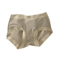 thumbnail image 1 of Bigersell Briefs for Women Clearance Plus Size Panties Tangas Panty Style P-189 Spandex Shaping Panties Ladies Thong Briefs High Waist Women's Panties Beige L, 1 of 3