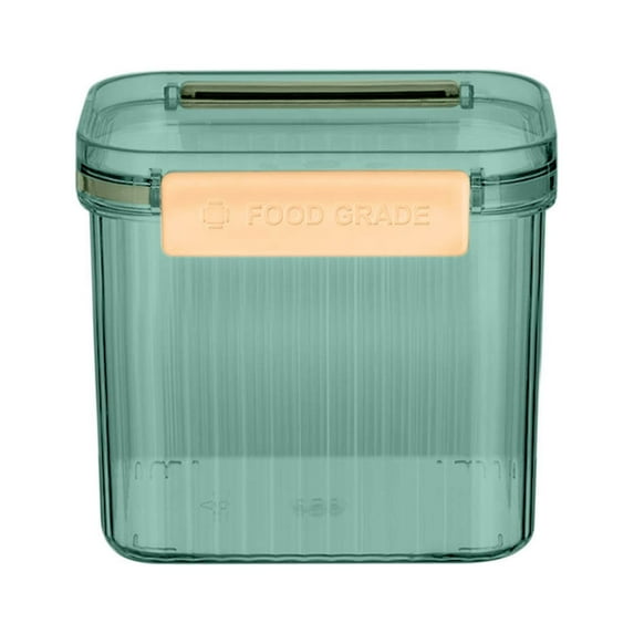 Bigersell Cereal Storage Container with Lids Airtight Stackable Food Storage Containers Kitchen Pantry Organization Reusable Easy Open Canister Snap Lock Lids Kitchen Storage Containers B One Size