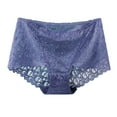 thumbnail image 1 of Bigersell Cheeky Panties Clearance Womens Briefs Underwear High Cut Panty Style P-1674 Cotton Boyshort Panties Thong Panties Briefs Mid Waist Women's Briefs Purple L, 1 of 4