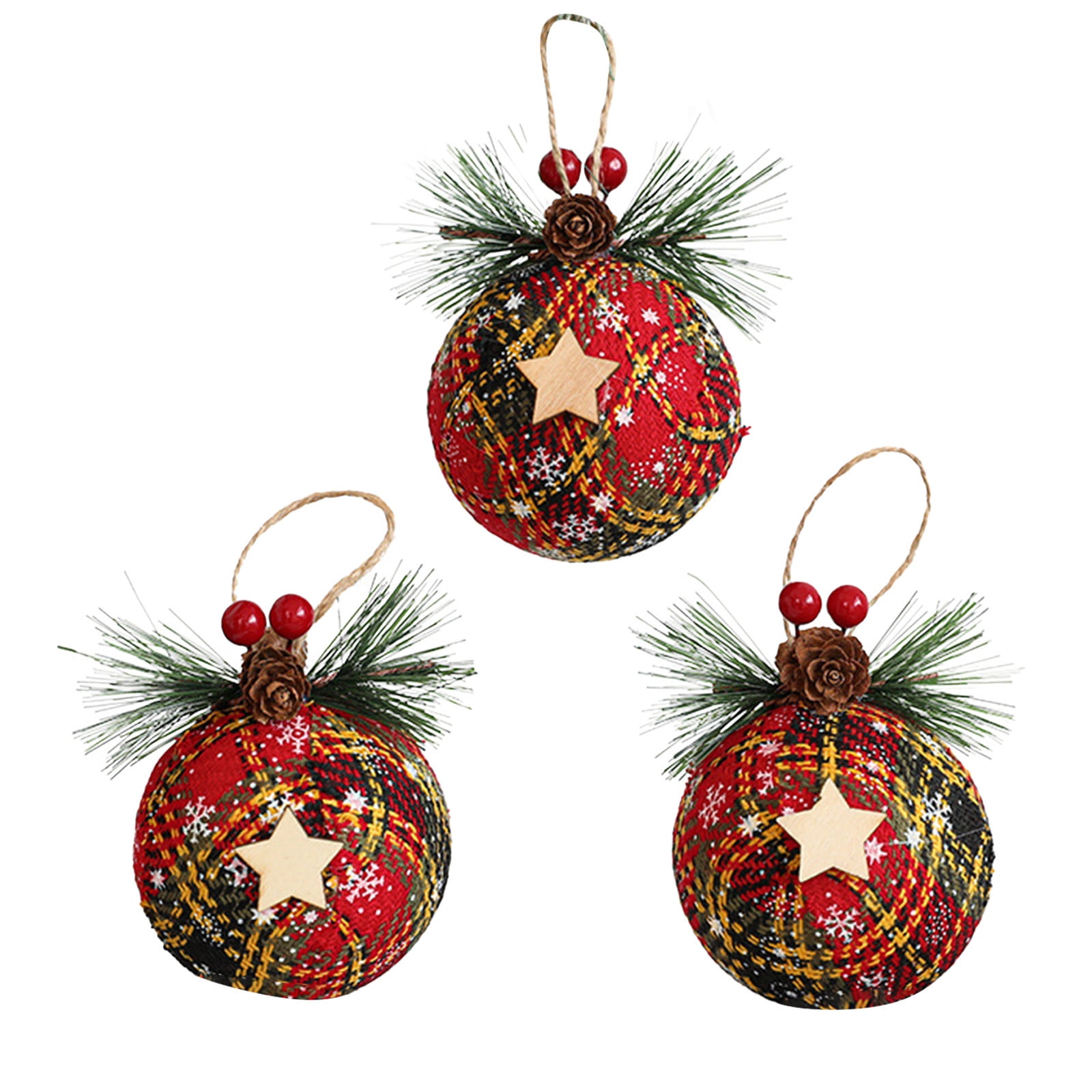 80mm shatterproof christmas tree baubles
