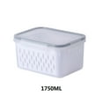 thumbnail image 1 of Bigersell Clear Storage Containers Deals Lightweight Small Food Containers Rectangular Shape Reusable Pet Food Container Plastic Food Containers, 1 of 4