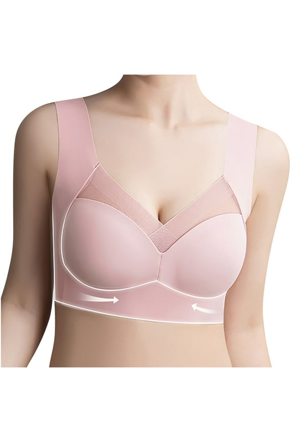 Comfort Padded Underwire Bra Women Lady Mesh Push-Up Bra Sports Bra Underwear Yoga Hollow Out Bra Cup Big & Tall Size Lace Bralettes for Female, Style 7795, 36B