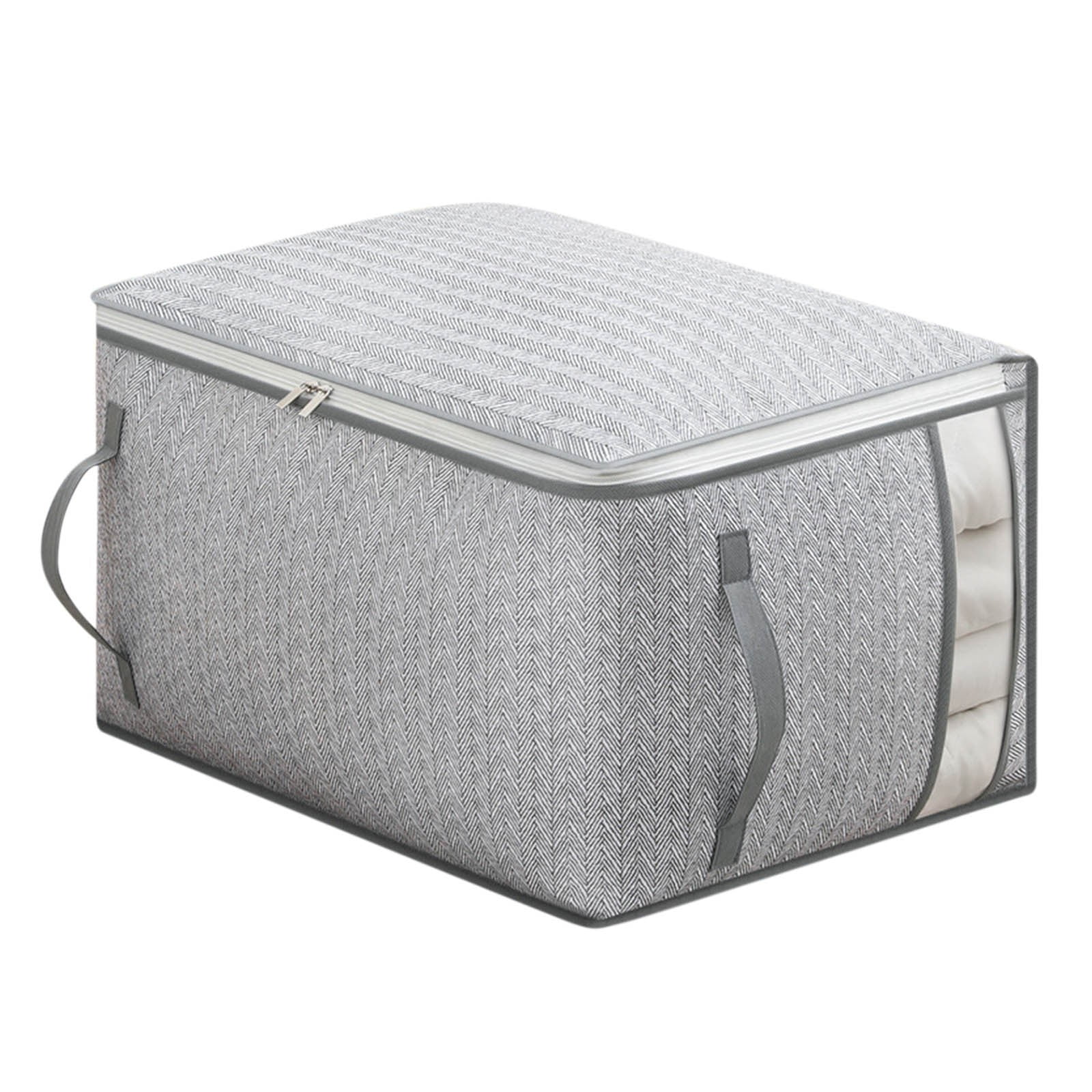 Bigersell Comforter Storage Bag, Clothing Storage Bags with Carrying