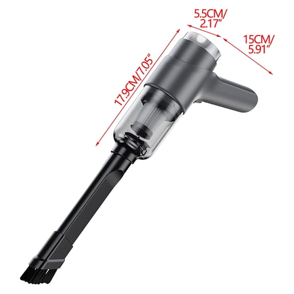 Bigersell Cordless Handheld Vacuum Cleaner Portable Small Vacuum Cleaner Wireless Car Vacuum Cleaner for Car/Office/Home Rechargeable Mini Vacuums Dark Gray