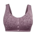 thumbnail image 1 of Bigersell Cotton Bra Women Bra Wire Free Underwear 1 Piece Bra Everyday Underwear Bras Short Size Pregnancy Bra, Style 3845, Dark Gray 44B, 1 of 3