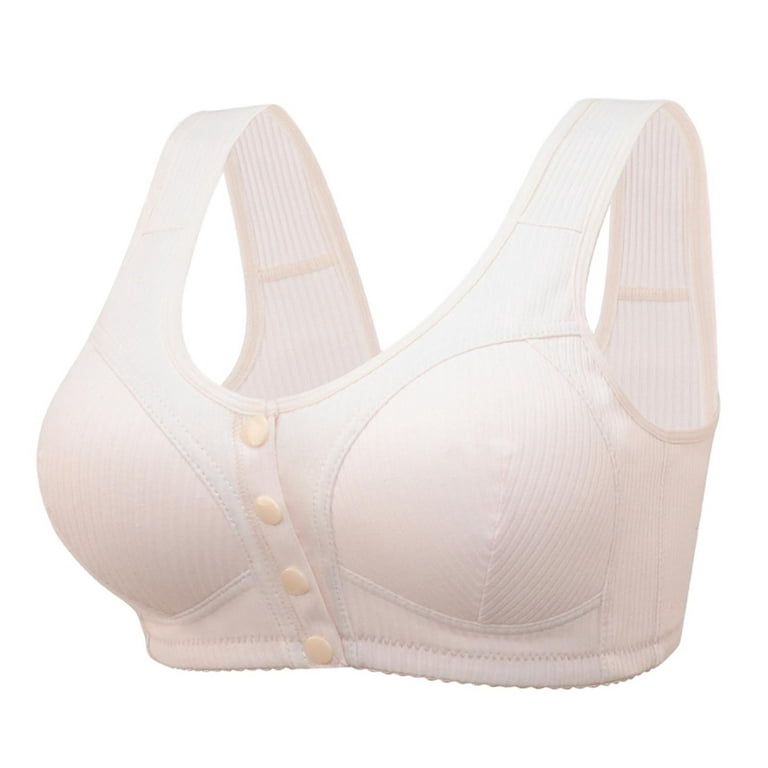 Bigersell Cotton Bras for Women Wirefree Clearance Padded Push up