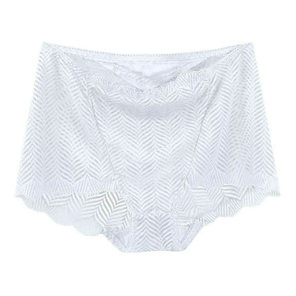 Bigersell Cotton Panties for Women Clearance Boy Short Underwear Woman Seamless Panty Style P-1680 Polyester Cheeky Panties Lace Thongs Ladies Briefs High Waist Women's Bikini Panties White L