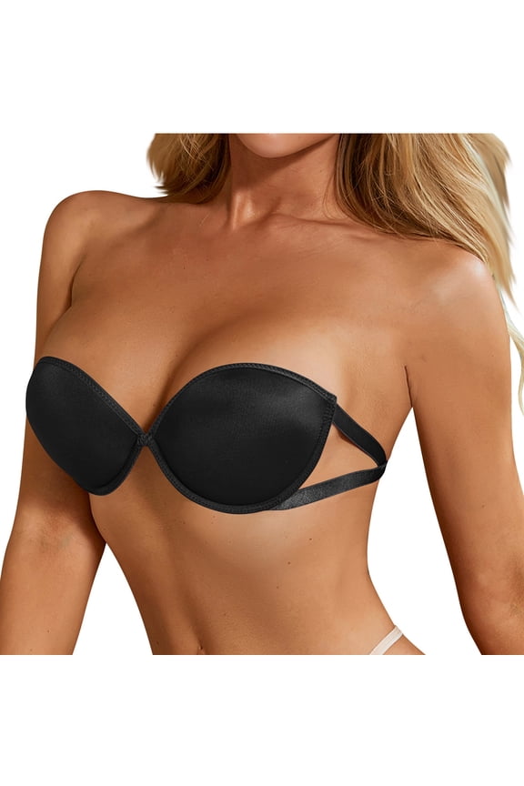 Cotton Sports Bras for Women Upgrade Women Lady Lace Push up Bra Plus Size Sports Bra Underwear Yoga Hollow Out Bra Cup Training Bra Style F-705 Black L