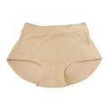 thumbnail image 1 of Bigersell Cotton Underwear Women Clearance Cotton Thong Underwear Women Boyshort Thongs Panty Style P-829 Cotton Plus Size Panties Thong Bikini Briefs Mid Waist Women Cheeky Panties Beige L, 1 of 3