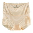 thumbnail image 1 of Bigersell Cotton Underwear for Women Clearance Long Underwear Women Seamless Panty Style P-1676 Polyester Cheeky Panties Ladies Thong Briefs High Waist Women's Bikini Panties Beige XXL, 1 of 3