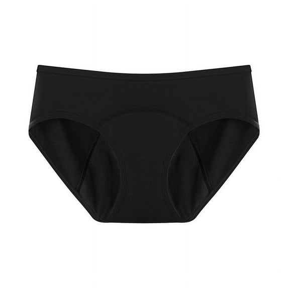 Bigersell Cotton Underwear for Women Seamless Clearance Womens Panties Cheeky Panty Style P-1602 Nylon Period Panties Thong Briefs Mid Waist Women Cheeky Panties Black 5Xl