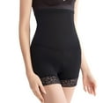 thumbnail image 1 of Bigersell Cotton Womens Underwear Clearance Plus Size Womens Underwear G-Strings Panty Style P-85 Nylon Period Panties Seamless Thong Briefs Mid Waist Women's Bikini Panties Black S, 1 of 5