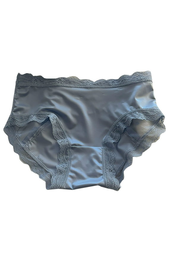 Crotchless Panties Lingerie Clearance Cotton Seamless Underwear Women Boyshort Thongs Panty Style P-1922 Cotton Plus Size Panties Lace Thong Briefs Mid Waist Women Cheeky Panties Blue XL