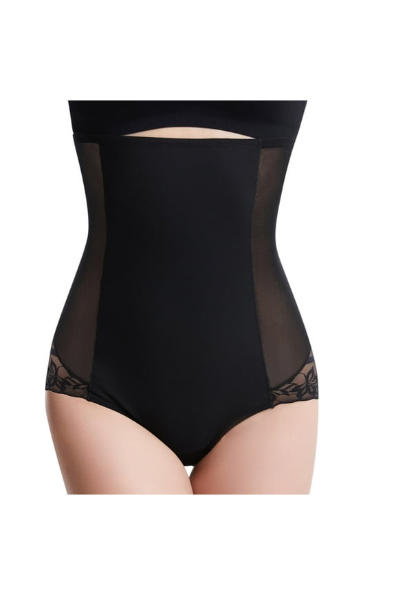 Crotchless Panties Lingerie Clearance High Waisted Cotton Underwear Women G-Strings Panty Style P-329 Nylon Brief Panties Plus Size Thongs Briefs Mid Waist Women's Bikini Panties Black S