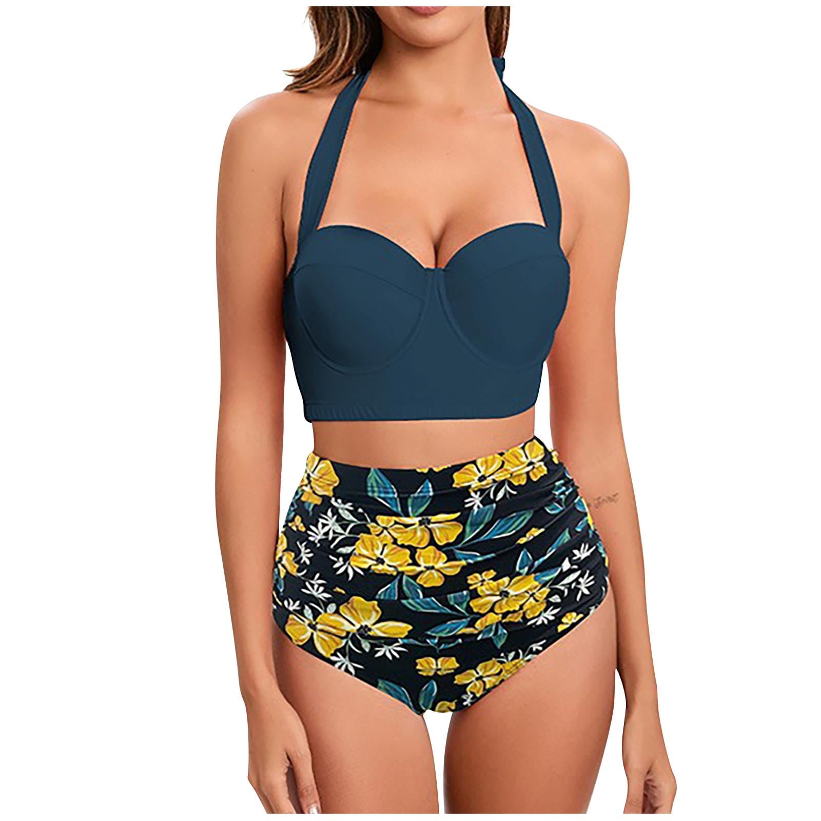 Bigersell Cute Bikinis for Women Sale Nylon Bikini Tops Two Piece