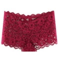 thumbnail image 1 of Bigersell Cute Underwear Clearance Panties Women Briefs Panty Style P-1675 Polyester Cheeky Panties Ladies Thongs Briefs High Waist Women's Panties Wine One Size, 1 of 3