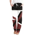 thumbnail image 1 of Bigersell Flowy Pants For Women Straight-Leg Pants High Waisted Full Length Trousers Pant Style P-11 Regular Casual Loose Pants Y-11-Red XXL, 1 of 4