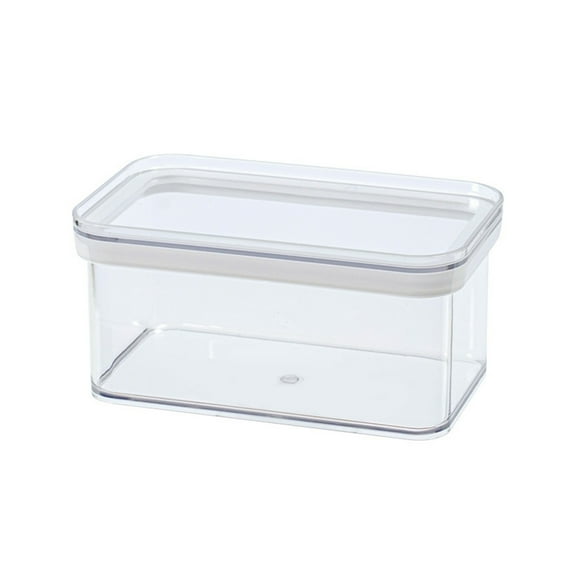 Bigersell Food Storage Containers Discounts Lightweight Clear Food Storage Containers with Lids Rectangular Shape Recyclable Clear Containers for Food Plastic Food Containers