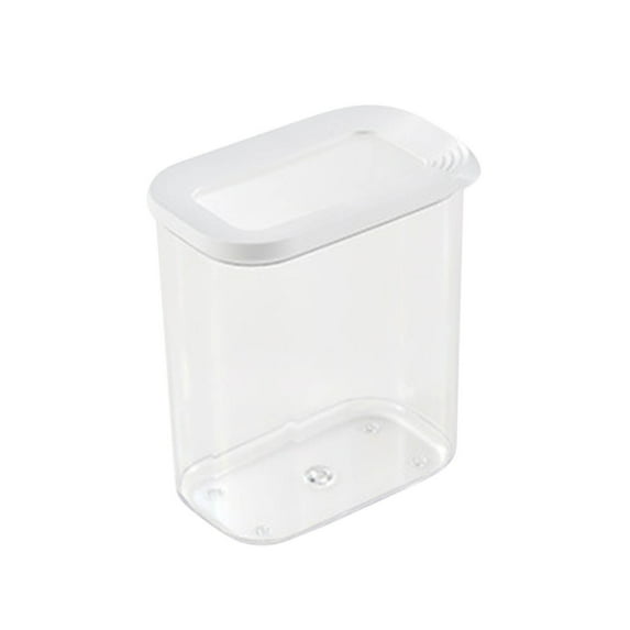 Bigersell Food Storage Containers with Lids Plastic Cereal Containers Stackable Kitchen Storage Containers Reusable Flour & Sugar Easy Opening Containers Dry Food Canisters for Kitchen Pantry C