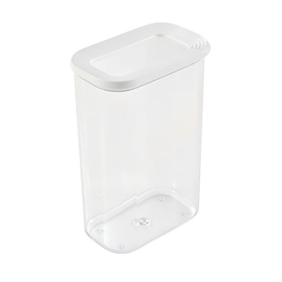 Bigersell Food Storage Containers with Lids Plastic Cereal Containers Stackable Kitchen Storage Containers Reusable Flour & Sugar Easy Opening Containers Dry Food Canisters for Kitchen Pantry D