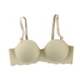 thumbnail image 1 of Bigersell Front Close Bras for Women Clearance Cotton Sports Bra Full-Figure Bra Style R198 V-Neck Padded Bras Hook and Eye Bra Closure Women's Plus Size Bras No Underwire Green M, 1 of 5