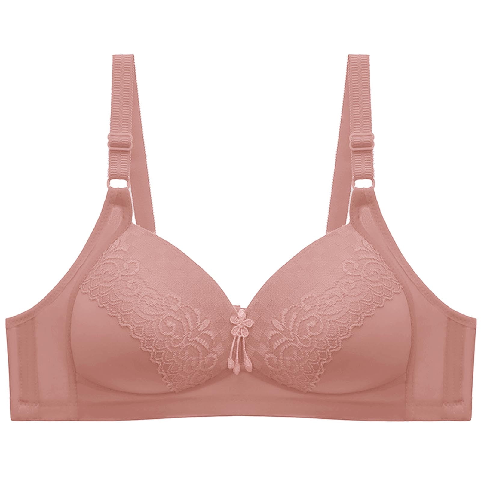 Bigersell Full Coverage Bra Women Solid Color Comfortable Hollow