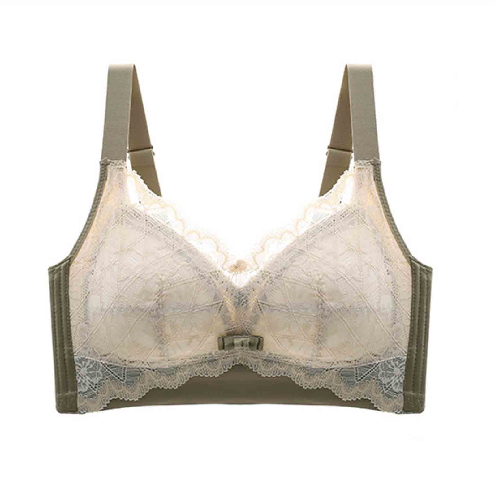 Bigersell Full-Coverage Underwire Bra Women Comfortable Lace