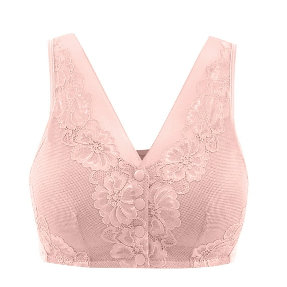Bigersell Girls Bra Women Bra Wire Free Underwear 1 Piece Bra Everyday Underwear Bras Women Size Padded Bra, Style 3819, 46B