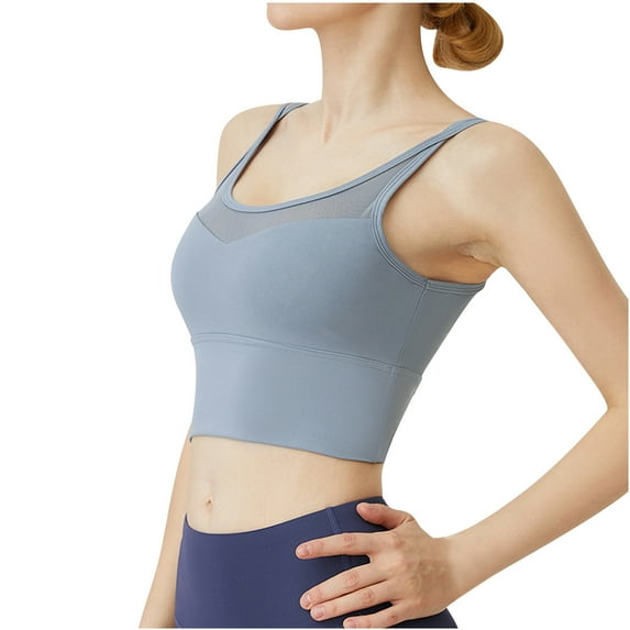 Bigersell Girls' Sports Bras Women's Underwear Thin No Sponge Breathable Push-up Anti-sagging No Underwire Bra Female Push-up Bra for Women Regular Spandex T-Shirt Bra Style 644, Light Blue XXL