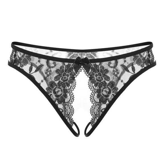Bigersell High Cut Underwear Women Clearance Panties Women Pack Boyshort Thongs Panty Style P-71 Cotton Boyshort Panties G String Thong Briefs Mid Waist Women Cheeky Panties Black One Size