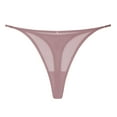 thumbnail image 1 of Bigersell High Waisted Thong Underwear Clearance Womens Plus Size Underwear Bikini Panty Style P-259 Polyester Cheeky Panties Plus Size Thongs Ladies Briefs High Waist Women's Panties Purple M, 1 of 3