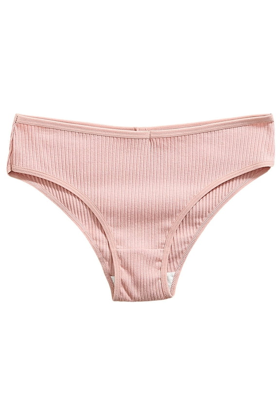Lace Panties for Women Clearance Seamless High Waisted Underwear G-Strings Panty Style P-42 Nylon Brief Panties Cotton Thong Briefs Mid Waist Women's Bikini Panties Pink L
