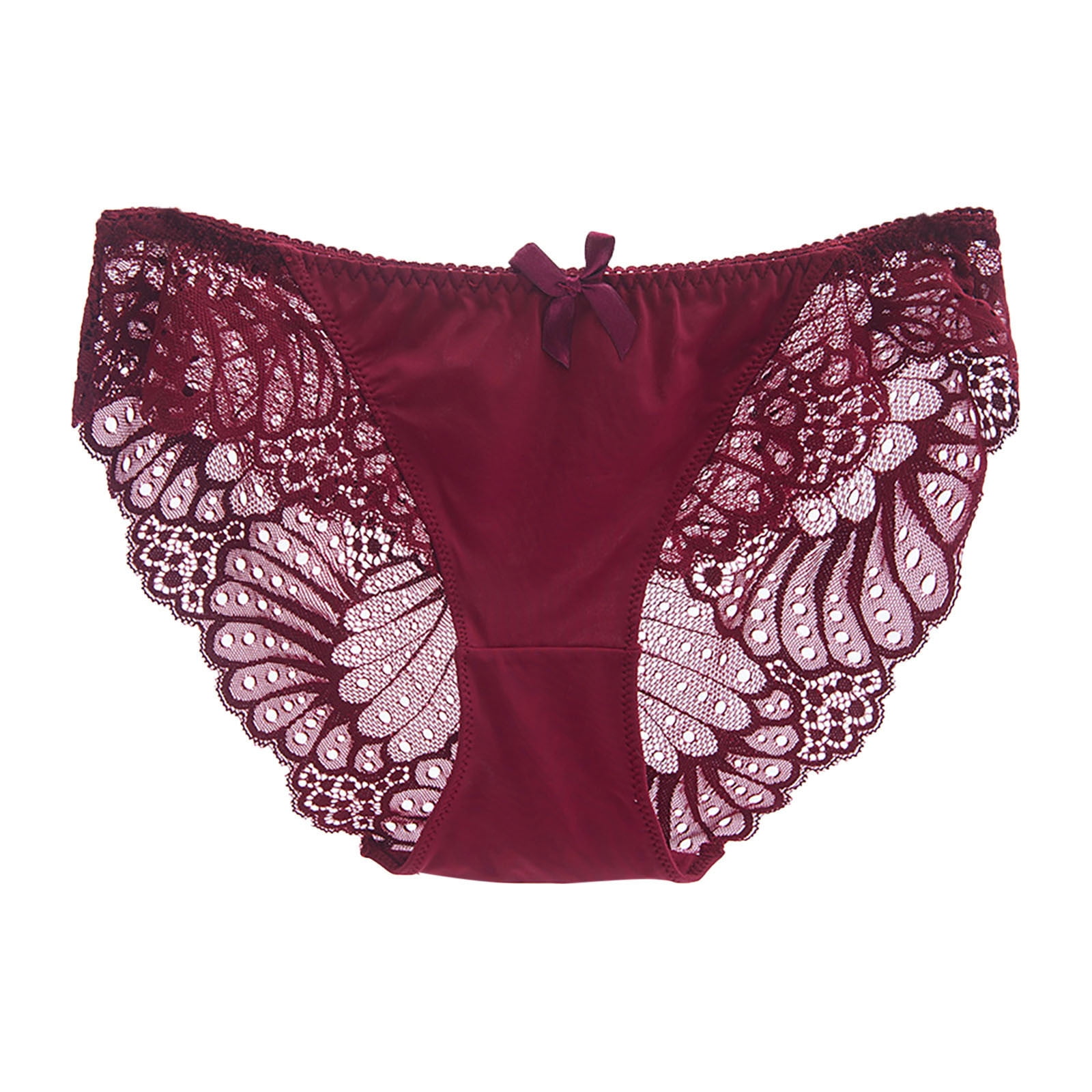 Bigersell Lace Panties for Women High Cut Lace G-String Thong Underwear