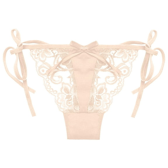 Bigersell Ladies Underwear Clearance Seamless Panties Women High Cut Panty Style P-604 Cotton Boyshort Panties Thongs Ladies High Waist Briefs Mid Waist Women's Briefs Beige One Size