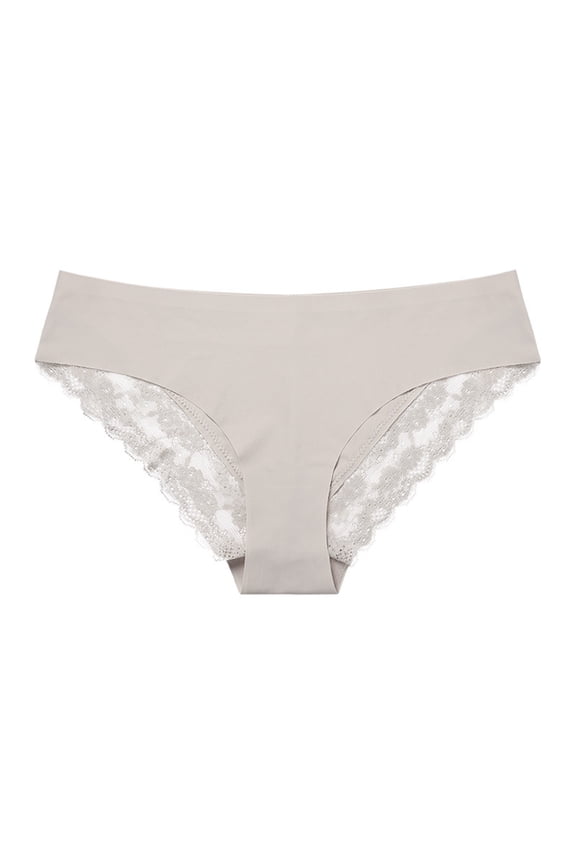 Ladies Underwear Clearance Shapewear Underwear G-Strings Panty Style P-31 Nylon Brief Panties Thong Bikini Sets Ladies Briefs Mid Waist Women's Bikini Panties White L