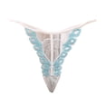 thumbnail image 1 of Bigersell Ladies Underwear Panties Clearance Lace Underwear Boyshort Thongs Panty Style P-612 Cotton Boyshort Panties Thong Bikini Briefs Mid Waist Women Cheeky Panties White One Size, 1 of 5