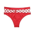 thumbnail image 1 of Bigersell Ladies Underwear Panties Clearance Women's Boy Short Panties Tangas Panty Style P-793 Spandex Thong Panties Ladies Thong Underwear Briefs High Waist Women's Panties Red XL, 1 of 2