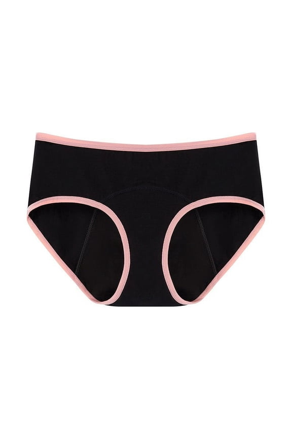 Ladies Underwear Panties Clearance Womens Underwears Thong Panty Style P-1601 Nylon Period Panties Thongs Ladies High Waist Briefs Mid Waist Women's Briefs Pink 3Xl