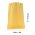 thumbnail image 1 of Bigersell Large Bathroom Towels 140 x 70 cm Soft Absorbent Microfiber Bath Towels Solid Shower Towels Quick Dry Rectangular Bathing Towels Face Towels Cleaning Cloths A, 1 of 4