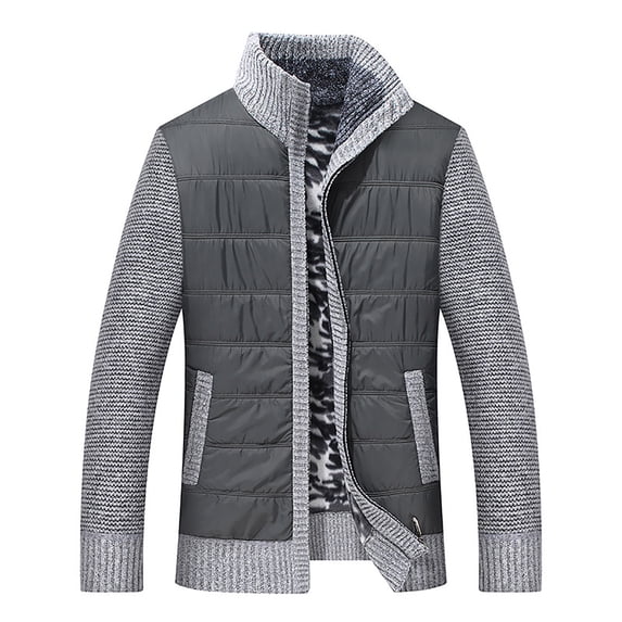 Bigersell Light Jackets for Women Sweater Coat Men's Sweater Coat Plus Velvet Loose Knit Sweater Printed Fall Cardigan Casual Jackets Female Lightweight Jackets