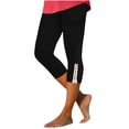 thumbnail image 1 of Bigersell Linen Pants Women Summer Women's Summer High Waisted Solid Color Capris Matching Slim Fitting Yoga Gym Pants Black l, 1 of 6