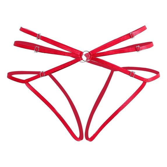 Bigersell Long Underwear Women Clearance Boy Short Underwear Woman Period Panty Style P-827 Spandex Shaping Panties Thong Underwear Briefs High Waist Women's Panties Red XL