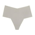 thumbnail image 1 of Bigersell Long Underwear Women Clearance Cute Underwear Women High Cut Panty Style P-1176 Cotton Plus Size Panties Thongs Ladies Briefs Mid Waist Women's Briefs Khaki XL, 1 of 5