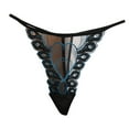 thumbnail image 1 of Bigersell Matching Underwear Clearance High Waisted Cotton Underwear Women Cheeky Panty Style P-612 Nylon Period Panties Thong Briefs Mid Waist Women Cheeky Panties Black One Size, 1 of 1