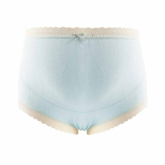 Bigersell Matching Underwear Clearance Womens Panties Bikini Panty Style P-822 Polyester Bikini Panties Ladies Thong Briefs High Waist Women's Panties Blue L