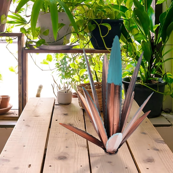 Bigersell Metal Plants Outdoor Decor Yard Art Sculpture Statue Outdoor Rustic Decor for Indoor Outdoor Garden Ornaments Yard Decorations Outdoor Garden Statue