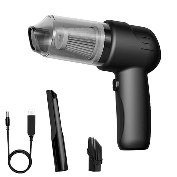 Bigersell Mini Handheld Vacuum, Wireless Car Vacuum Cleaner Rechargeable Portable Cordless Vacuum Cleaner for Home Office, Car, Pet Hair, Keyboard, Computer, Sewing Machine Black