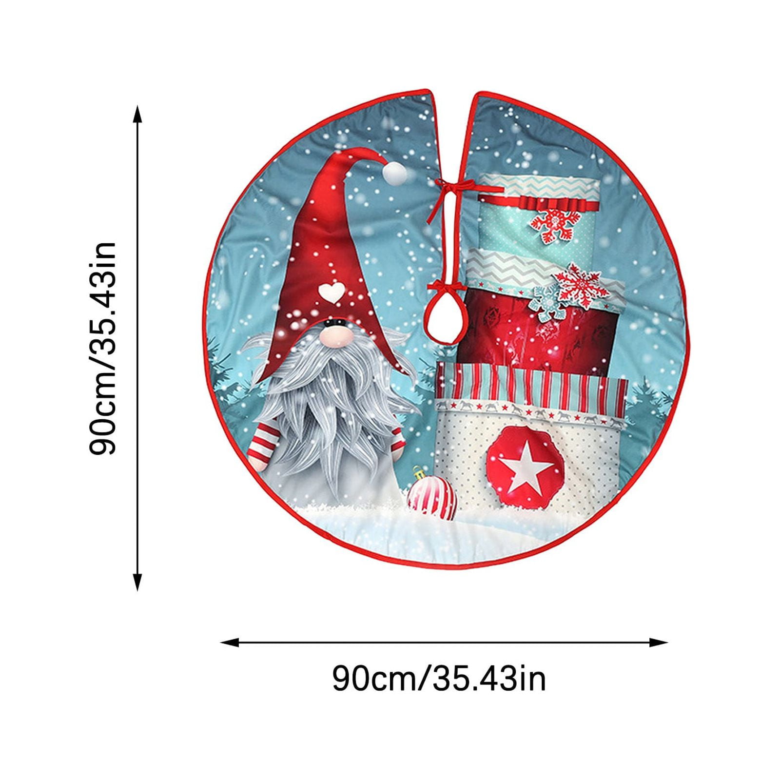 Bigersell Mini Tree Skirt Christmas Tree Skirt 30 Inch Printed Soft